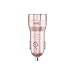 Produktbild Artwizz CarPlug Double - KFZ Auto Ladegerät mit 2X USB-Port Anschluss für Smartphone, Tablet, iPhone, iPad, Navi - 12-24V - Roségold
