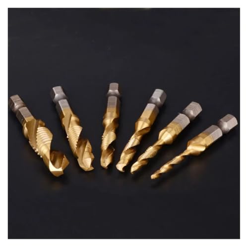 Evita tornillos sueltos usando taladros de perforación y roscado M3-M10 con vástago hexagonal 6