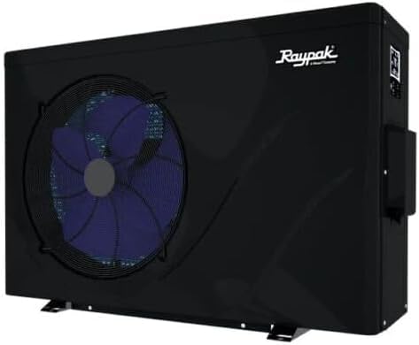Raypak Crosswind Modelo 30i Bomba de calor eléctrica de calor para piscina 28K BTU 208230V Tecnología inversor, 28,000BTU, WiFi, para piscinas y