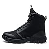 Rona Shoes Work Boots Steel Toe Cap Boots Safety Trainers Work Shoes Lightweight Comfortable Non Slip Men's Women's Ladies Armor Black UK10 / EU45 #1