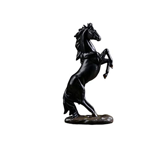 Garneck Estatuilla De Caballo De Pie Decoración De Caballo De Latón Figuras De Estatuas De Caballos Estatuas De Autos Estatua De Caballo De Resina Juguete De Caballo Porcelana Tejer Niño