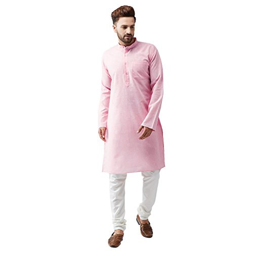 Image of SOJANYA (Since 1958, Men's Silk Blend Grey Kurta Pyjama & Silk Blend Jacket Combo