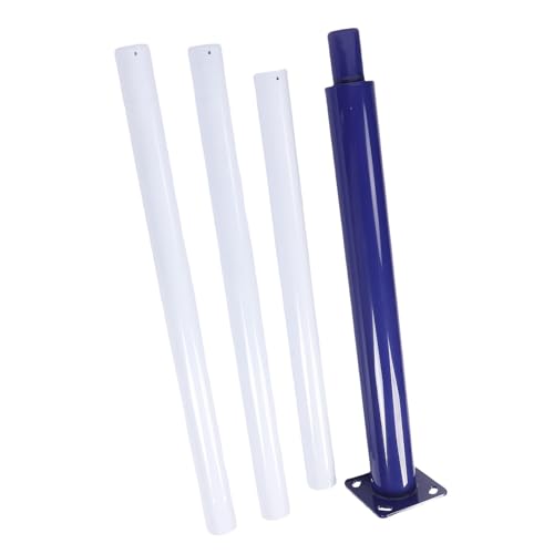 Poteau de montage d'éclairage extérieur divisé avec base de fixation stable - 3