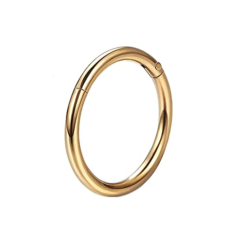 Anneaux de nez anti-irritation en acier chirurgical 18G pour en finir avec les rougeurs
