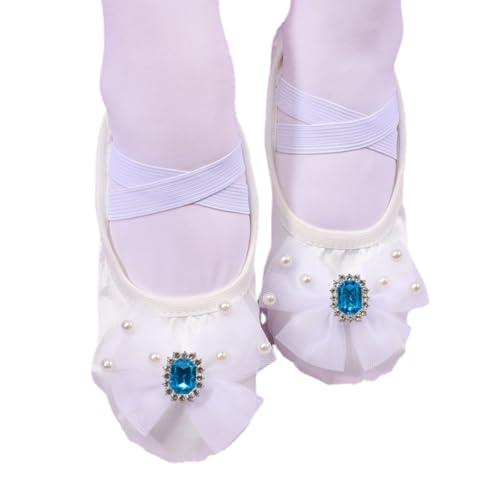 Anneken Ballet Shoes for Girls Dance Practice Slippers Split Soft Leather Flat Sole Yoga Gymnastics Shoes3