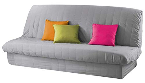 Promo Linge Housse De Clic Clac Matelassée - Gris Cover