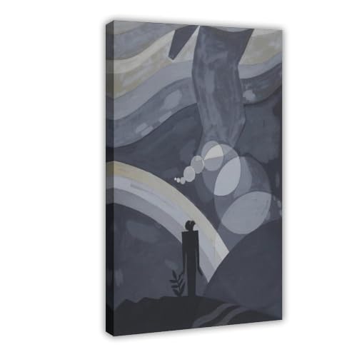Poster The Creation Aaron Douglas - Impression sur toile suspendue 20x30 cm