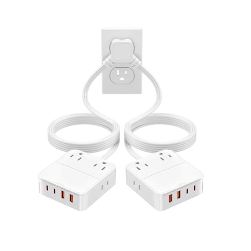 VPSUN Split Extension Cord 12FT(6FT Per Side) - Single 4 AC & 4 USB Ports by VPSUN - Used condition - US$32.14