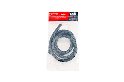 Sforplast Sfor | Organizador De Fios E Cabos | Agrupar Cabos E Organizar Ambientes (12Mm X 1 5M Pret