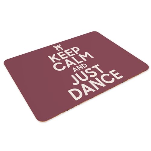 Napperons de table Keep Calm rouge pour animer vos repas de fête