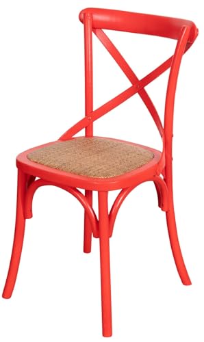 Biscottini Silla de comedor de madera maciza