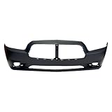 FitParts Compatible with Front Bumper Cover Fascia 2011-2014 Dodge Charger Pursuit R/T SE SXT Sedan 11-14. New Primed Without Sensor Holes, with Fog Light Holes. CH1000992 68092596AA