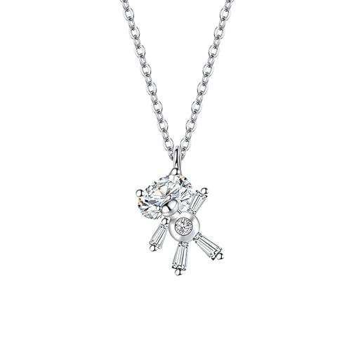 Collier Ours Argent S925, fini les bijoux ternes, optez pour le luxe