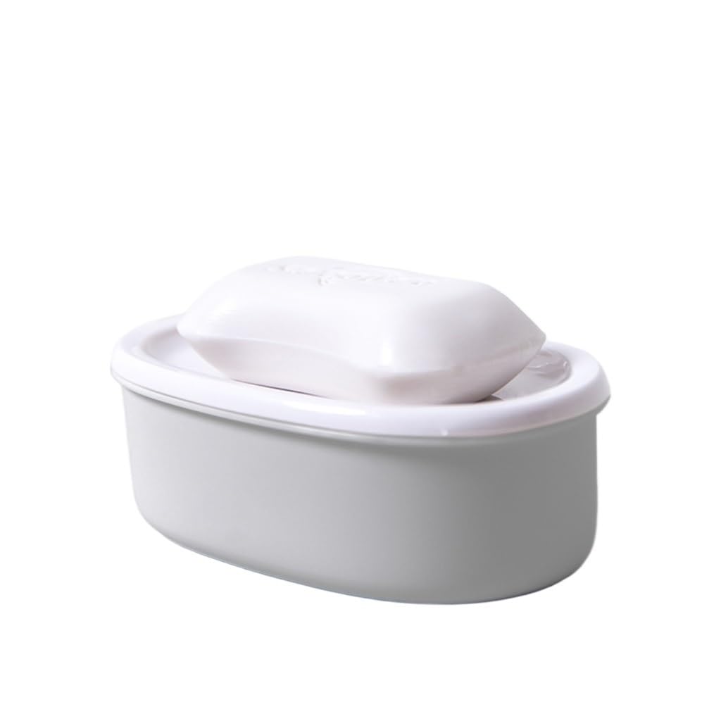 Jabonera Caja baño Ducha jabón Hoja portátil jabonera Bandeja for Lavabo(3-Pack)