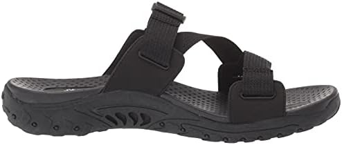 Skechers Women's Reggae-Quick Hello Sport Sandal, Black/Black, 6 | Image 5