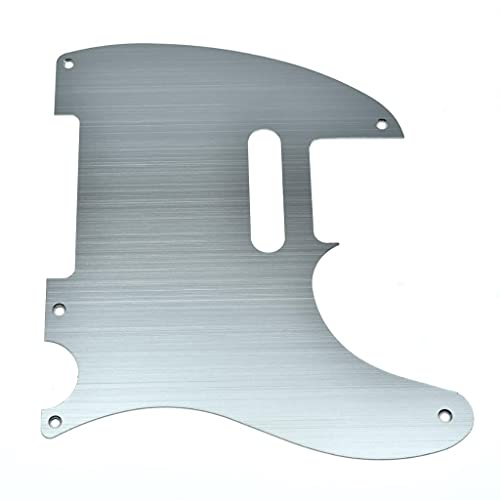 Plaque Telecaster KAISH en aluminium argenté : finissez-en avec les rayures sur votre guitare