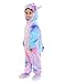 HSCTEK Baby Monster Costume, Infant Monster Cosplay Newborn Boys Girls, Toddler Halloween Onesie Suit Kids 9-12 Months Purple