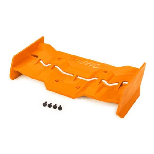 Traxxas 7821T Wing, Orange/ 4x12mm FCS (4)
