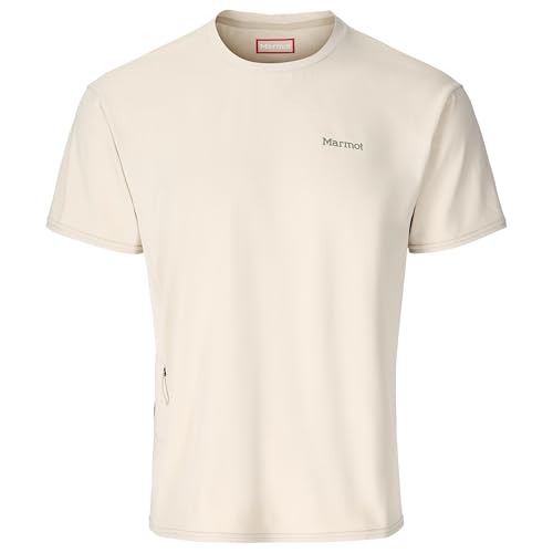 Image of MARMOT Men's Air Exchange UPF 50 Short Sleeve Crew Neck Shirt - Breathable, Moisture Wicking