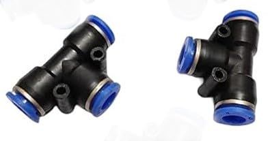 See full amazon price history chart for CRAFTSFY 8mm*8mm*8mm Pneumatic Tee Connector Push In Fitting Air Water Vacuum Hose Tube One Touch Push In T Connector Quick Fittings 2PC CRAFTSFY 8mm*8mm*8mm Pneumatic Tee Connector Push In Fitting Air Water Vacuum Hose Tube One Touch Push In T Connector Quick Fittings 2PC (B0CJFTKZ5S) Amazon Price History, Amazon Price Tracker