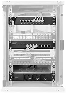 DIGITUS Zestaw 10-calowy - szafa sieciowa 9U - półka - listwa z gniazdami wtyczkowymi - 8-portowy panel krosowy - 8-portowy przełącznik Gigabit