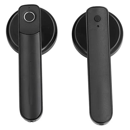 Fingerprint Door Lock Keyless Entry, Biometric Fingerprint Smart Knob with Emergency Keys, Low Battery Alarm, USB Charging, for Home Office Hotel Apartment Security, Zinc Alloy