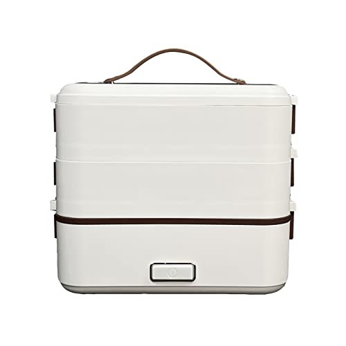 雑貨の国のアリス 電気弁当箱炊飯器 3段式 加熱弁当箱 電気弁当箱 炊飯器 感染対策 コンパクト オフィス シンプル設計 3役 超高速 一人暮らし 自宅