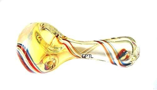 Handmade Glass Pipes for Smoking (Rainbow 9 cm)
