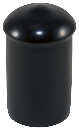 Image of Caplugs VCF-750-16 VCF Series - Vinyl Caps with Flanges, 200 Pack, Black Plastic, 0.750 inch W x 1.000 inch L Protective Closures, Thread Protectors, Dust and Moisture Seals, Masking, Plating, Color Coding