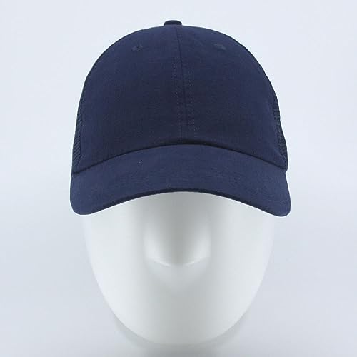 Image of The Vintage Year Washed Cotton Unstructured Soft Mesh Adjustable Trucker Baseball Cap