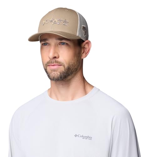 Image of Columbia Unisex Adult PFG Logo Mesh Ball Cap