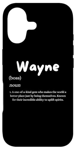 Wayne Definition ���O����J�X�^���R�X�`���[�� �E�F�C���Y�p �X�}�z�P�[�X iPhone 17 �p
