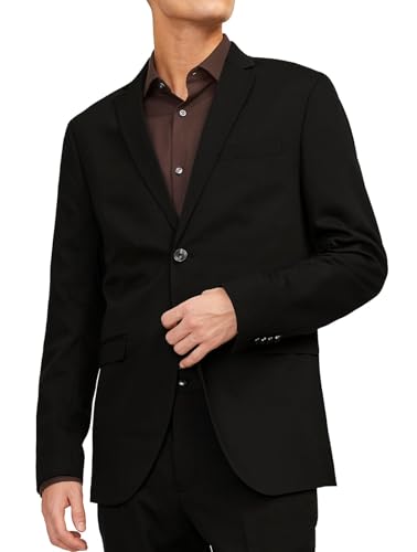 JACK & JONES Jprfranco Blazer Noos, Uomo Camicia casual, Nero,