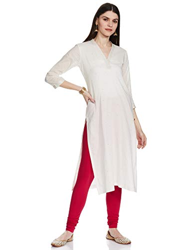 Image of BIBA Women's Cotton Straight Kurta