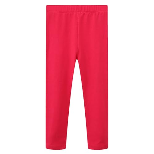 Girls Children Plain Cotton Leggings Elastic Waist Soft Leggings Sports Pants Casual Pants Jogging Pants3