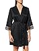 Produktbild Amazon-Marke: Iris & Lilly Damen Bademantel Amz19fwr03, Schwarz (Black), XL, Label: XL