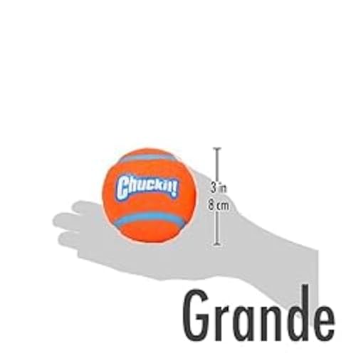 Chuckit! Large Tennis Ball 3 inch, 2-Pack Shrink Sleeve Package
