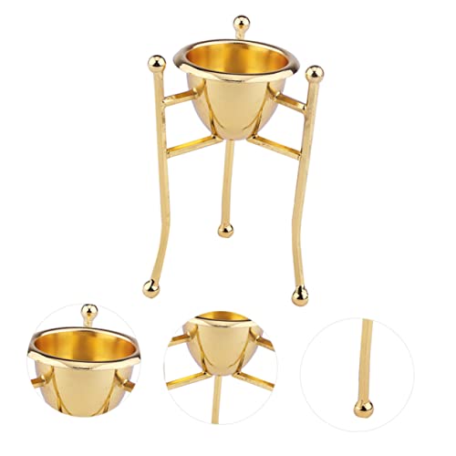 Cabilock 3 Stück Eierregal Kreativer Eierbecher Gekochtes Ei Ständer Dreieckiger Eierhalter Kupfer Eierbecher Eierablage Kupfer Eierhalter – Bild 4