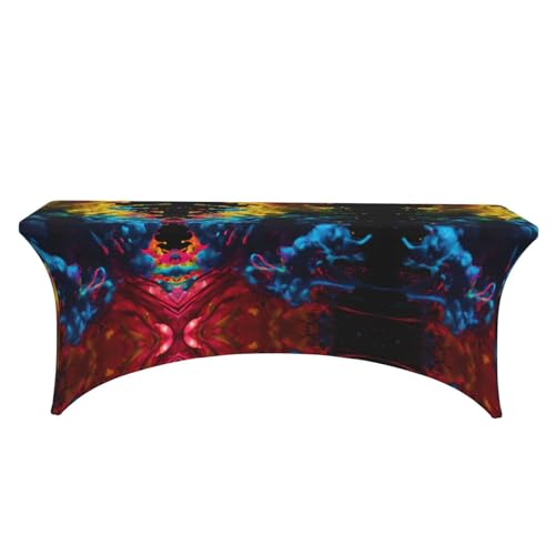 Nappe rectangulaire extensible EdWal anti-plis pour fête et mariage