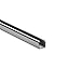 Hellermann Tyton North America 181-11002 Solid Wall Wiring Duct, 1" x 1", Non-Adhesive, PVC, Gray, 1.06" Height, 1" Width, 6
