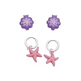 Alex and Ani Polly Pocket Pool Party Earring Set of 2