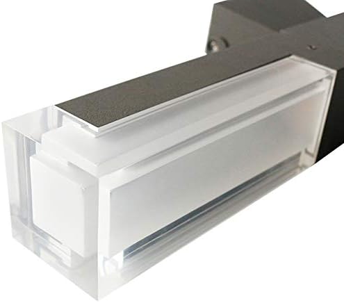 10W LED Outdoor External Wall Sconces Light Waterproof Fixture Door Gate Side Surface Mount Lamp K9 Crystal Pure White