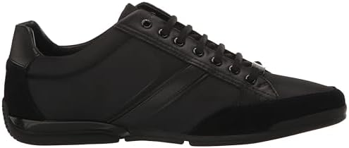 HUGO BOSS Men's Saturn Low Profile Sneakers, Open Black, 10 | Image 5