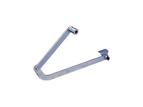 Close-up of a Beninca PR 45.24 electromechanical actuator with articulated arm.