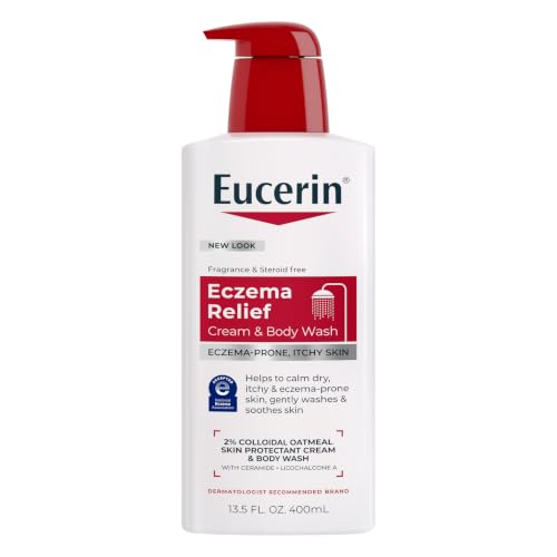 Eucerin Eczema Relief Cream and Body Wash, 13.5 FL OZ - image 1