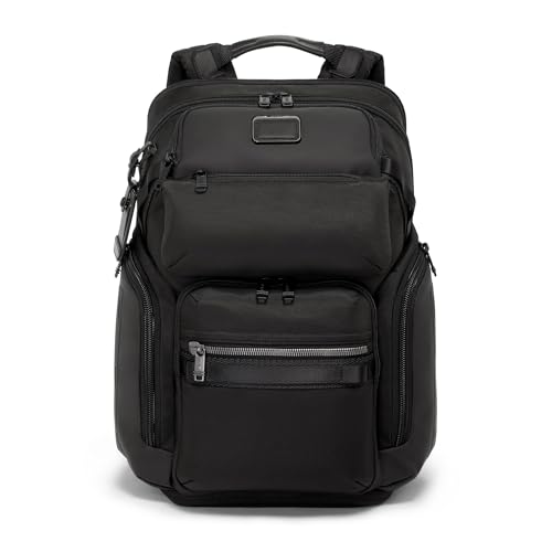 TUMI - Alpha Bravo Nomadic Backpack - Men's Durable Carry On Bag - 18.8' X 15.0' X 9.0' - Fits up to 15' Laptop - Black