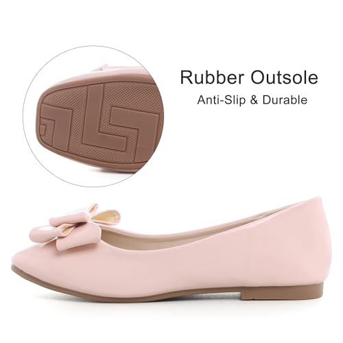 Image of Dear Time Women's Casual Foldable Ballet Flats Square Toe Ballerina Flats Shoes Comfortable