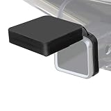 WOFTD Trailer Hitch Tube Cover, 2-Inch Rubber Trailer Receiver Plug Cap Fits Standard 2" Trailer Hit