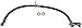 Dorman H621550 Front Passenger Side Brake Hydraulic Hose Compatible with Select Honda Models
