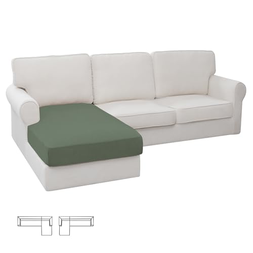 Image of Easy-Going Stretch 1 Piece Chaise Lounge Cushion Slipcover